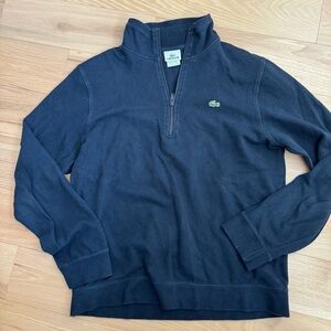 Lacoste men’s half zip sweater medium